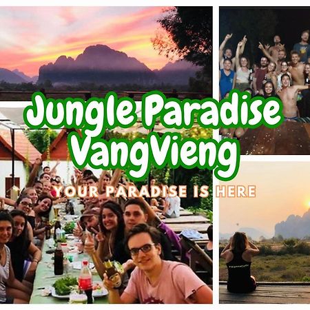 Jungle Paradise Vangvieng - Bungalows 방 비엥 외부 사진