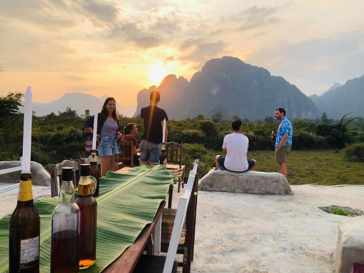 Jungle Paradise Vangvieng - Bungalows 방 비엥 외부 사진